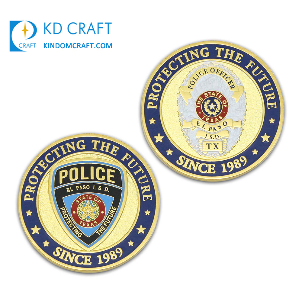 3D Custom Military Police department Army Chief Challenge Coin