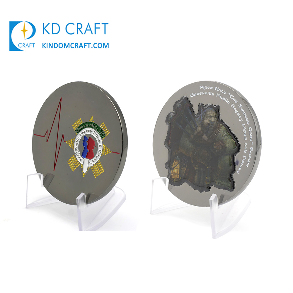 Custom coin metal 3d enamel medical emergency challenge coin
