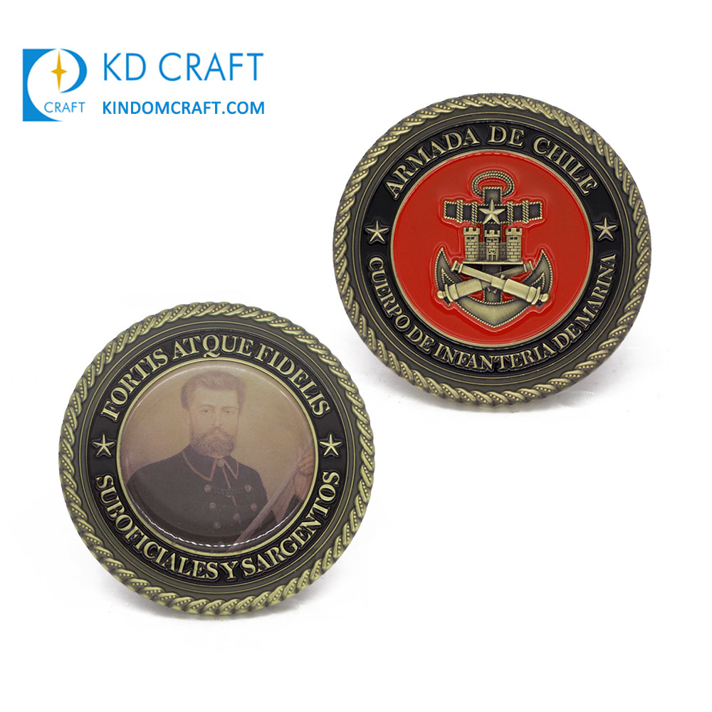 metal memory of the hero custom commemoratives honor challenge coins