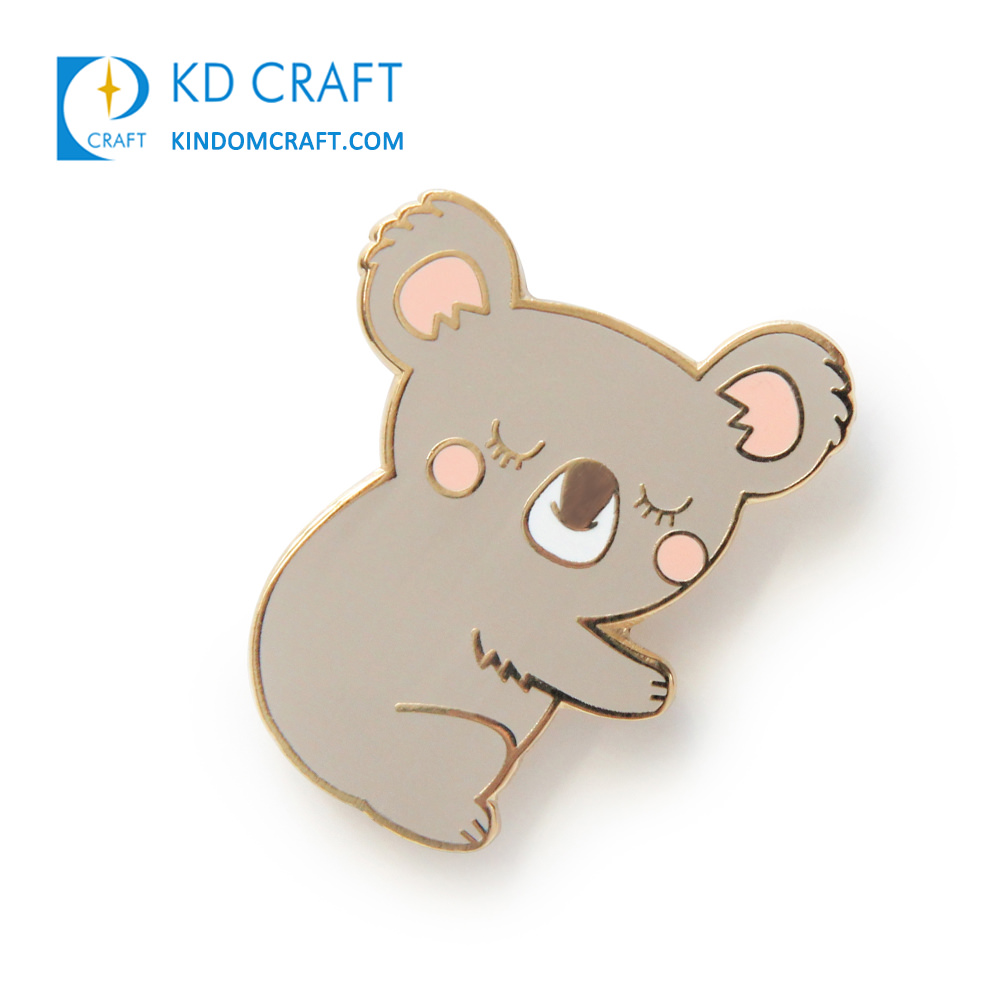 Custom Lapel Pin cartoon anime metal koala animal enamel pin