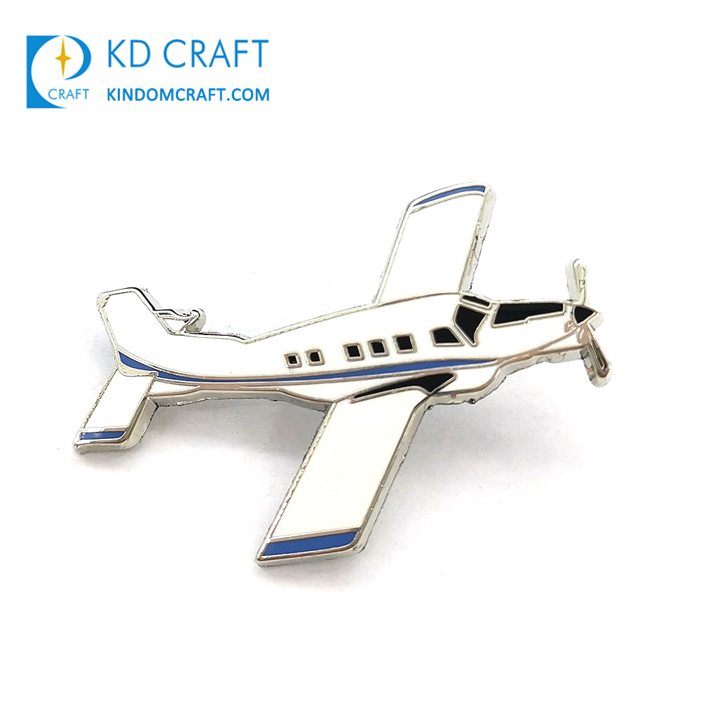 Custom Lapel Pin airplane aircraft metal plane enamel pin
