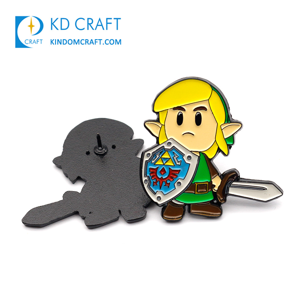 Custom Lapel Pin metal cartoon anime cute The Legend of Zelda enamel pin