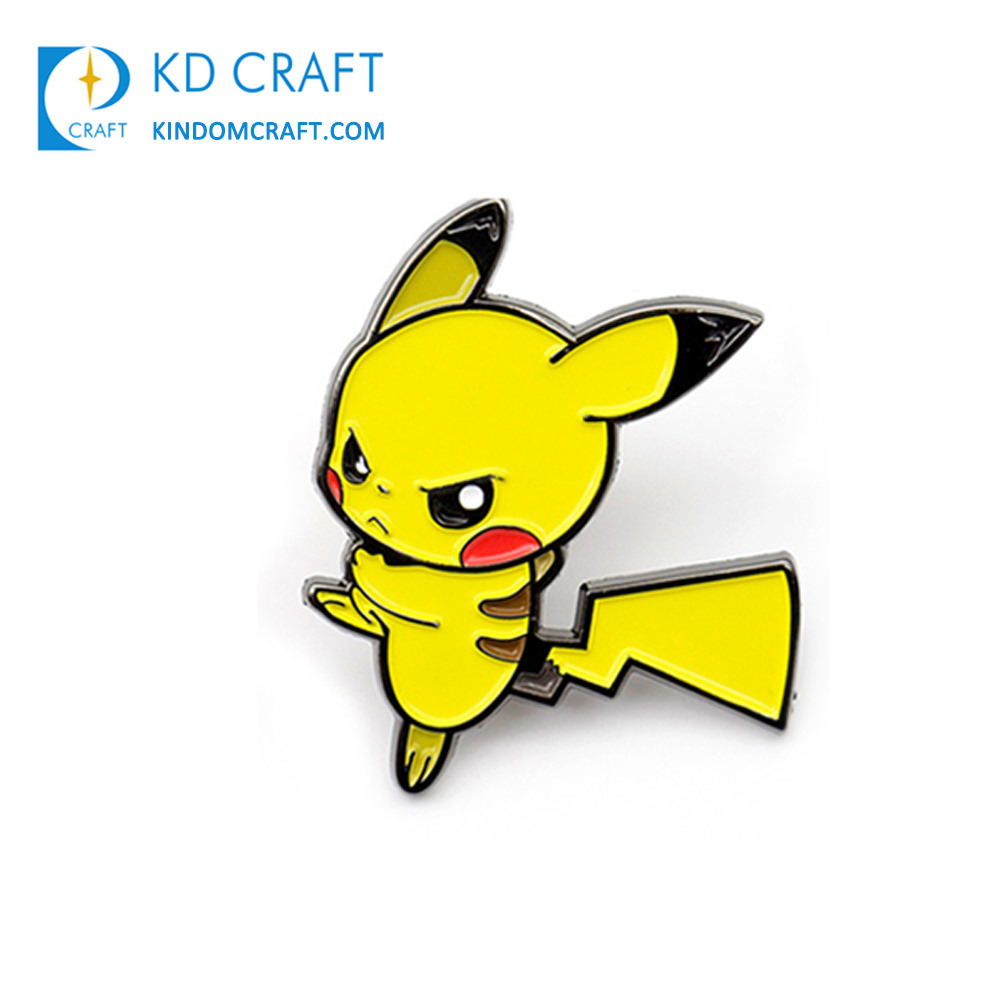 Custom Lapel Pin metal cartoon anime cute pokemon Pikachu enamel pin