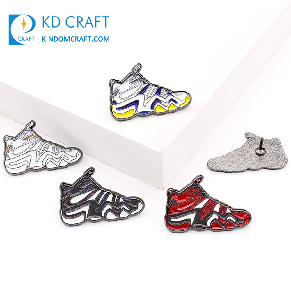 Custom Lapel Pin Badge metal sports basketball shoes fashion sneakers enamel pin