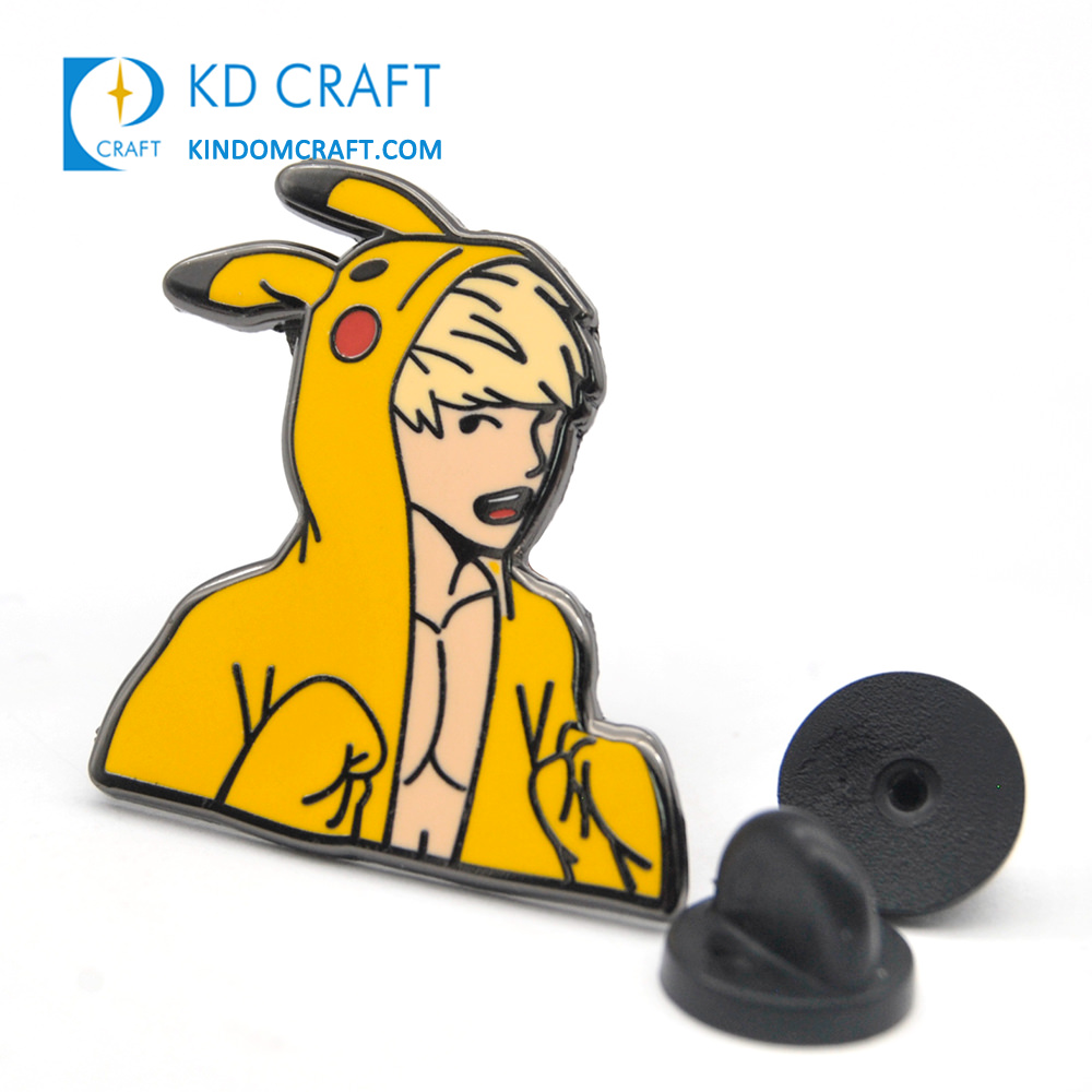 Custom Lapel Pin Badge hard enamel metal kpop BTS pikachu enamel pin
